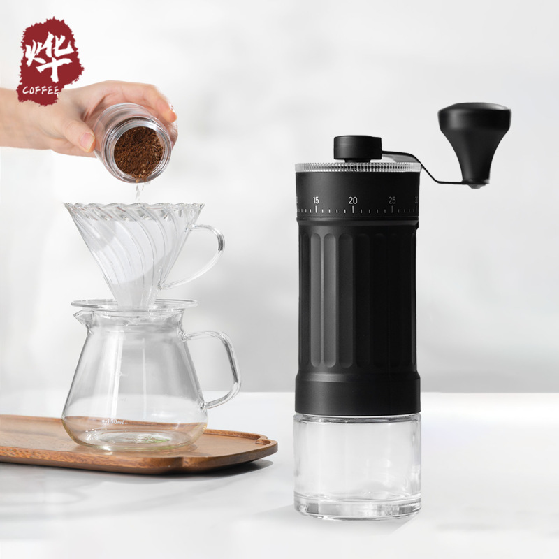 Hand-Cranked Coffee Grinder, Italian-Style Hand-Brewed Coffee Grinder, Portable Household Grinding Tool