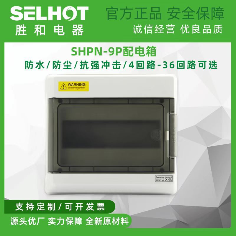 SH9PN outdoor waterproof electric box plastic Australian standard power box lighting distribution box IP66 charging pile photovoltaic box