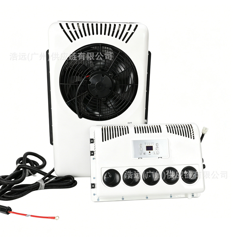 Parking Roof-Mounted Split-Type 12V/24V Single-Cooling Electric Air Conditioner for Rvs, Construction Vehicles, Trucks, and Cars