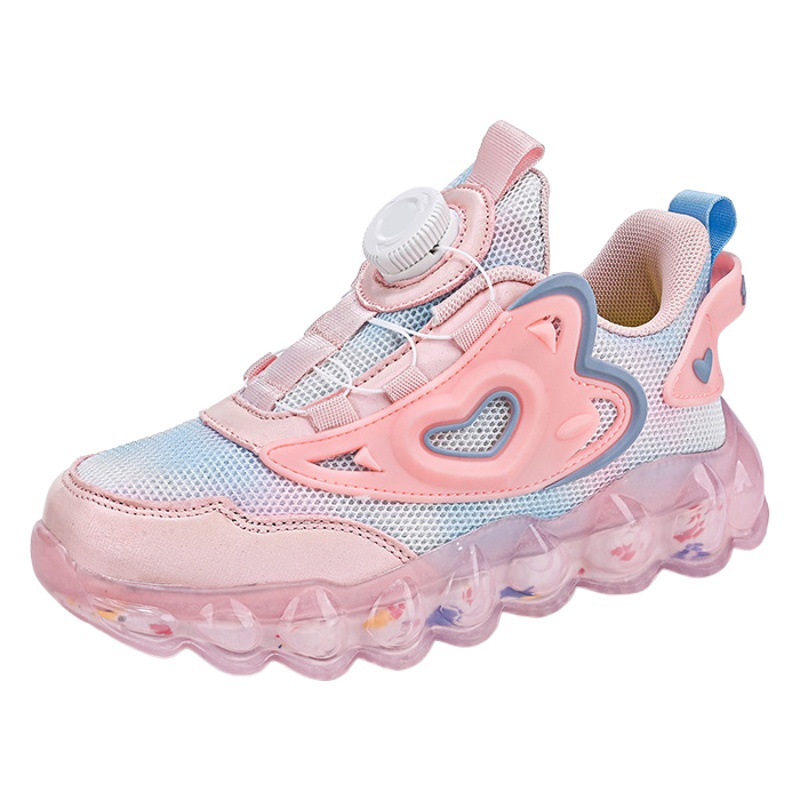 Zapatillas y Zapatos de deporte de Red nuevos medianos y grandes Daddy transpirable niñas deportes de los niños zapatos de los niños superficie de los hombres y las mujeres de primavera y otoño transporte de las niñas