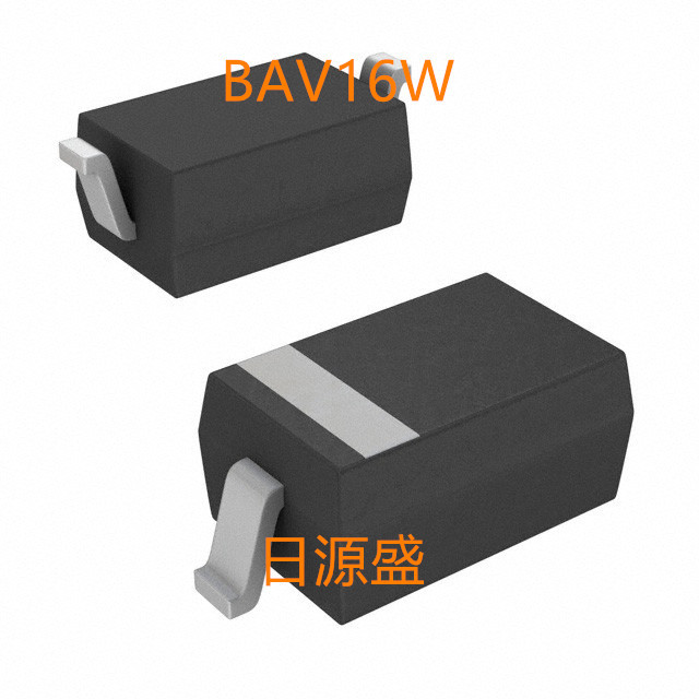 BAV16W 二极管75V150mA 表面贴装型 SOD-123 BAV16W