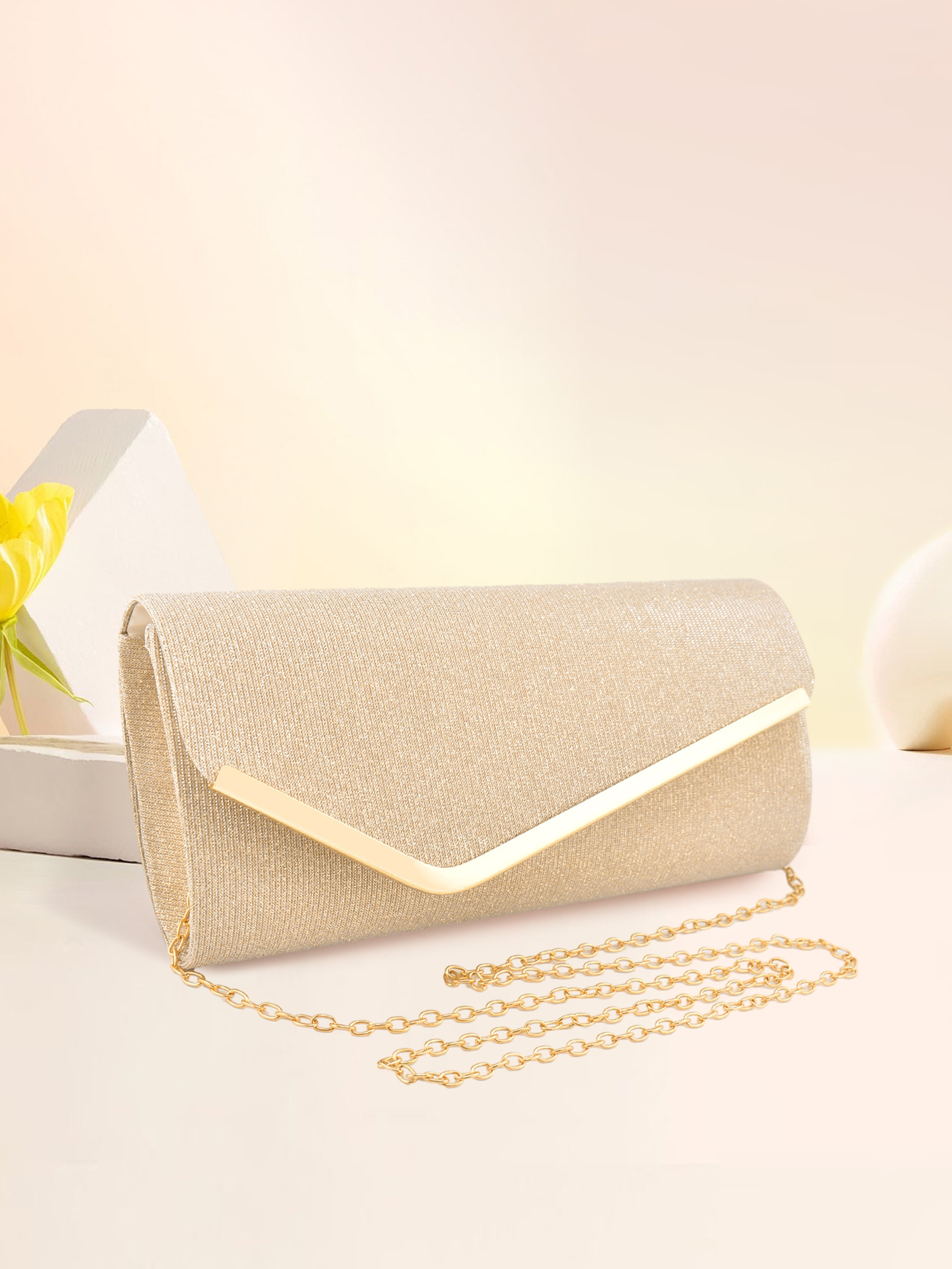 Especial para Amazon e-commerce colorido brillo nuevo bolso de noche de las mujeres Shantou triple bolsa de noche bolsa bolso cartera