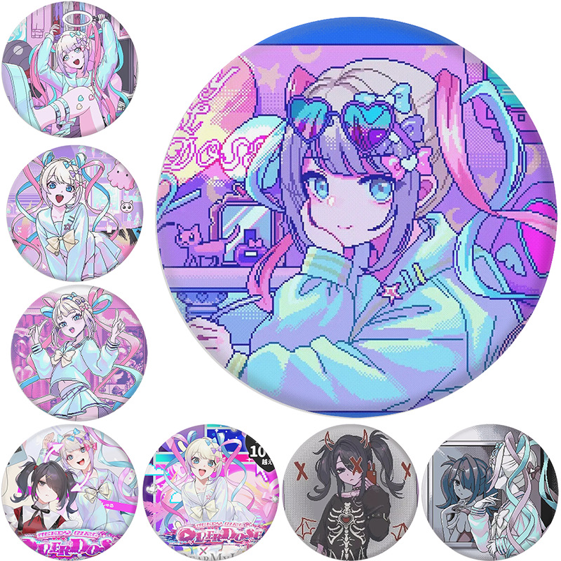 Якорь девушка Суровая зависимость серия знак Бар зеркало брелок аксессуары кулон боль пакет Украсить