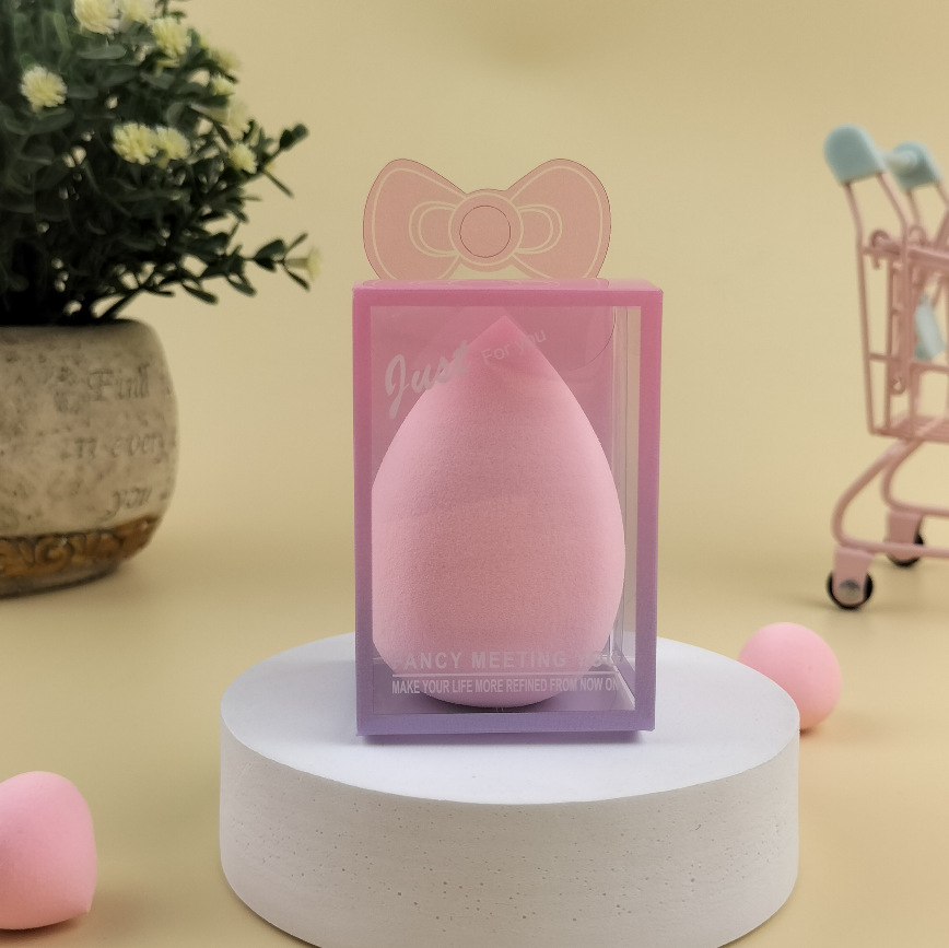 Cosméticos de belleza UV impresa arco colgante mascota caja de almacenamiento transparente polvo de maquillaje huevo mascota caja de almacenamiento transparente