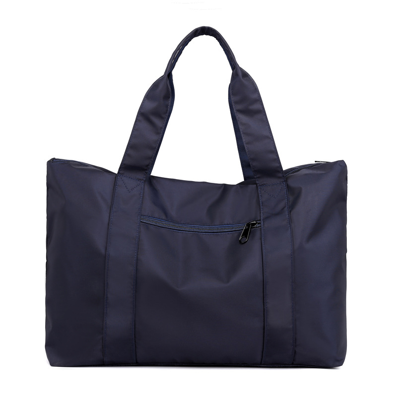Moda nuevo japonés y coreano simple color sólido bolso de hombro portátil nylon impermeable bolsa de viaje bolsa de fitness bolsa de almacenamiento de la momia