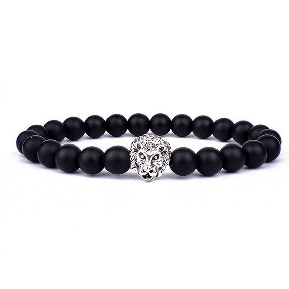 Матовый браслет для йоги 8мм, стильный аксессуар, подходит для Amazon и AliExpress, для импорта