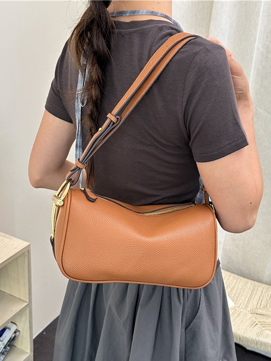 Este año, la popular bolso de almohada litchi para mujeres 2026 nuevo estilo de lujo lujoso retro retro bolso de hombro