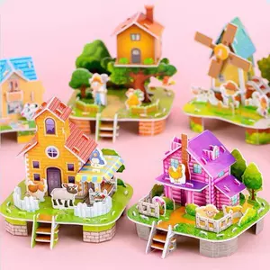 3D-пазл домик мини-модель для сборки 3–6 лет