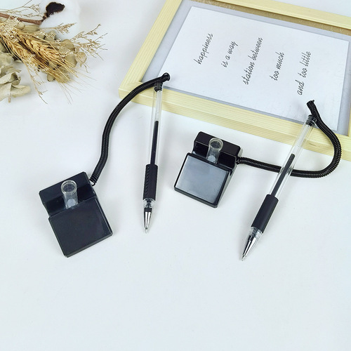 Business office signature desk pen logo creative plastic neutral advertising pen office stationery manufacturer for sale