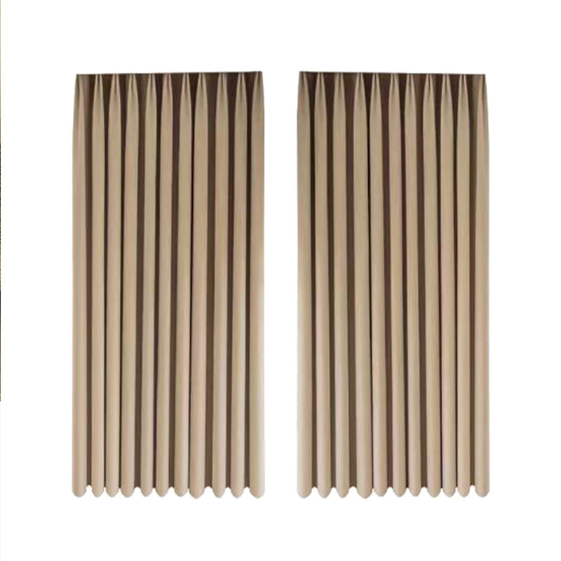 Fábrica directa Shaoxing Keqiao cortinas al por mayor sombreado dormitorio balcón sala de estar algodón lino grueso cortina personalizada