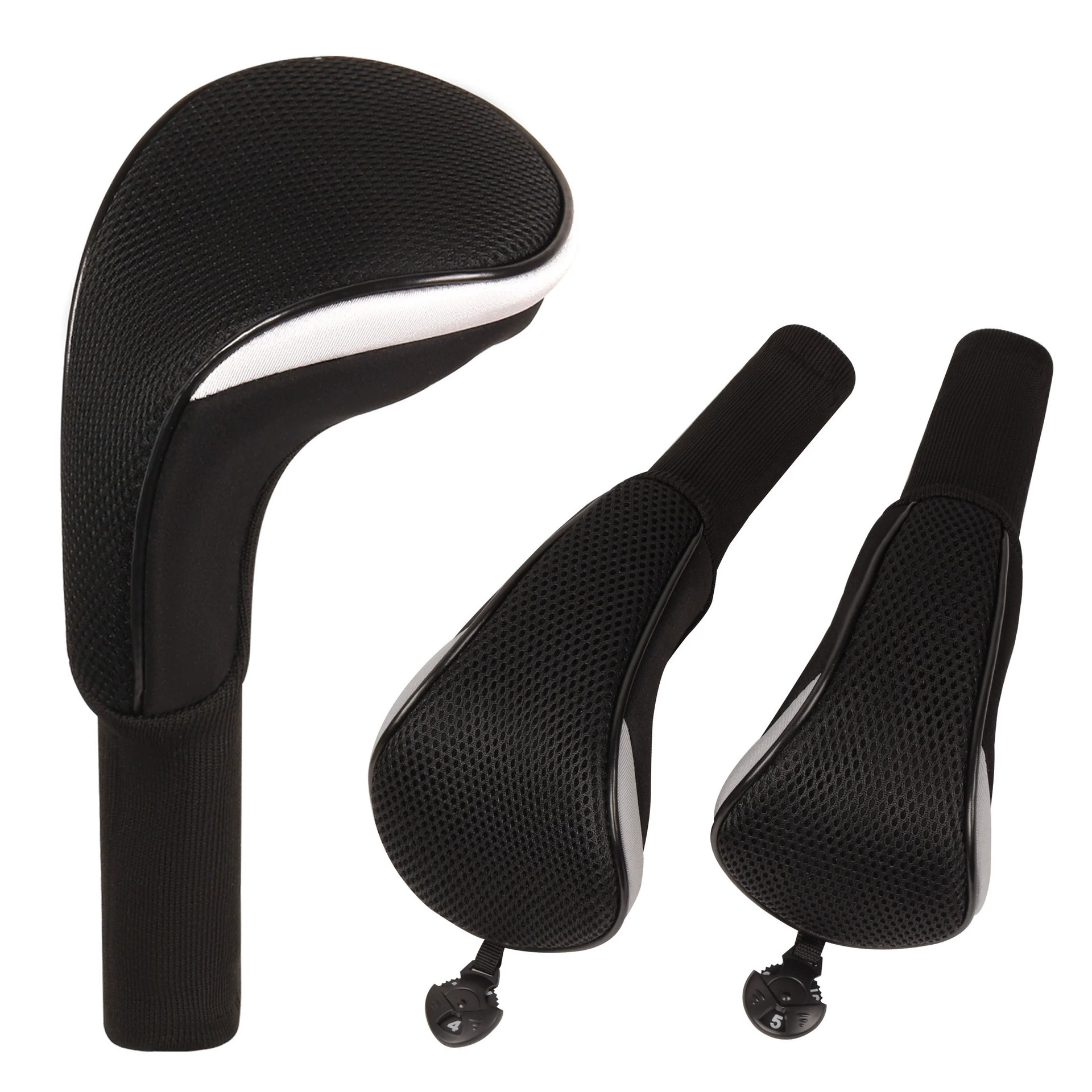 Polyurethane golf clubs, set, protective case, 4 pieces