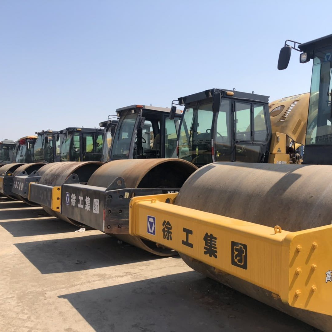 Original 90% nuevo XCMG 3 toneladas 6 toneladas 14 toneladas 20 toneladas 22 toneladas 26 toneladas rodillo rodillo vibratorio de acero único