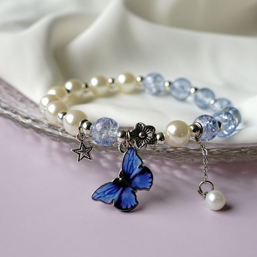 Fashion Butterfly Alloy Flowers Bracelets display picture 9