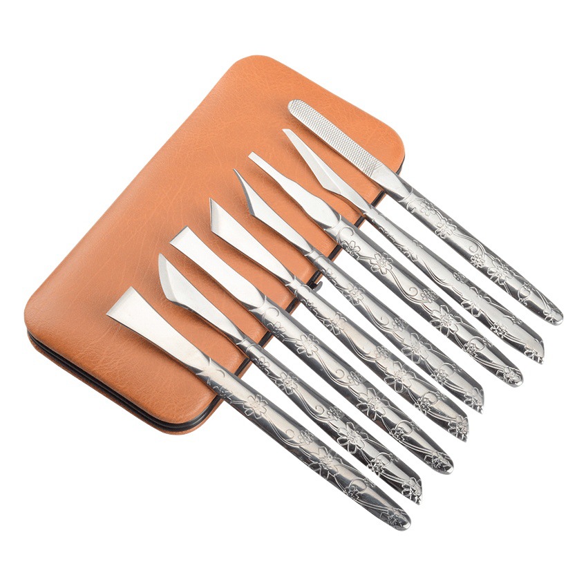 Pedicure Knife Foot Grinding Tool Net Celebrity Calluses Dead Skin Artifact Professional Scraper Orchid Figure Beauty Set Yangjiang Factory
