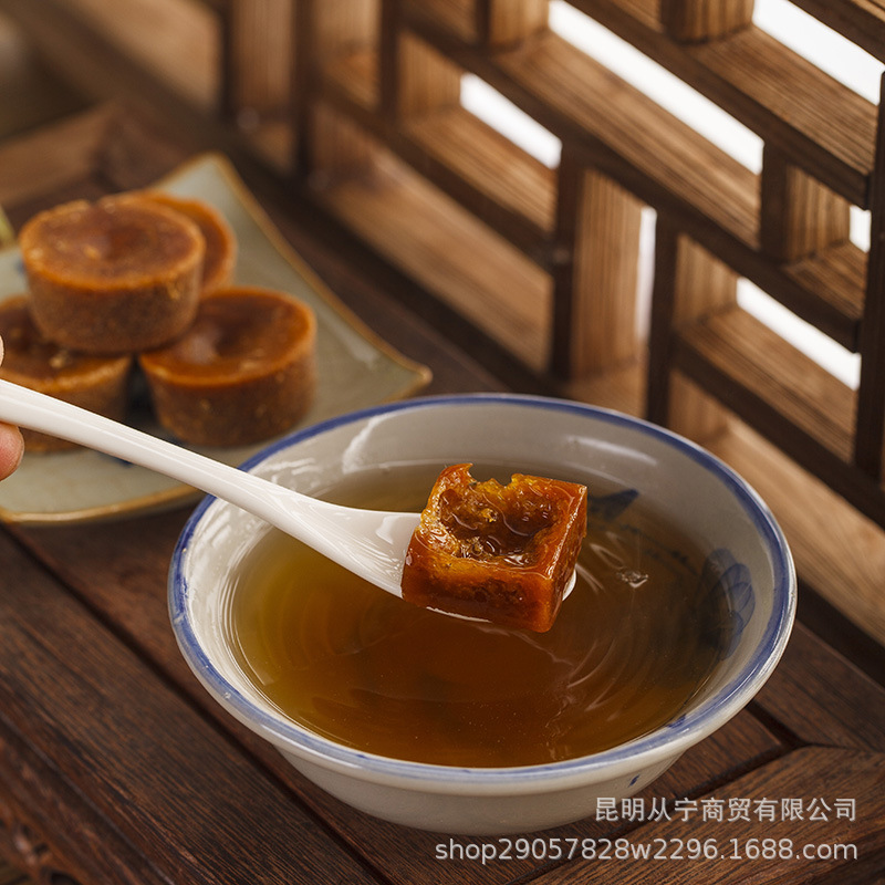 Yunnan Brown Sugar Cube Traditional Handcrafted Cane Sugar Individually Wrapped 500g specifications