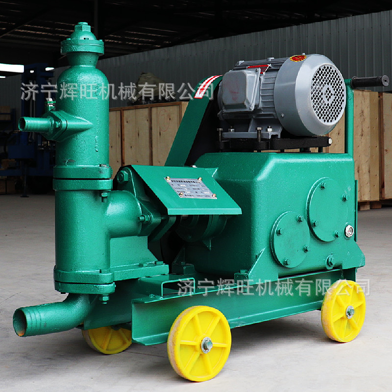 单缸灰浆水泥浆小型注浆机 轻便有轮方便移动 UB-3型活塞注浆泵