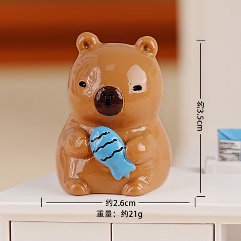 Decoraciones creativas bonitas para el hogar buena suerte Lotus Kabibala resina artesanía decoración de escritorio de oficina