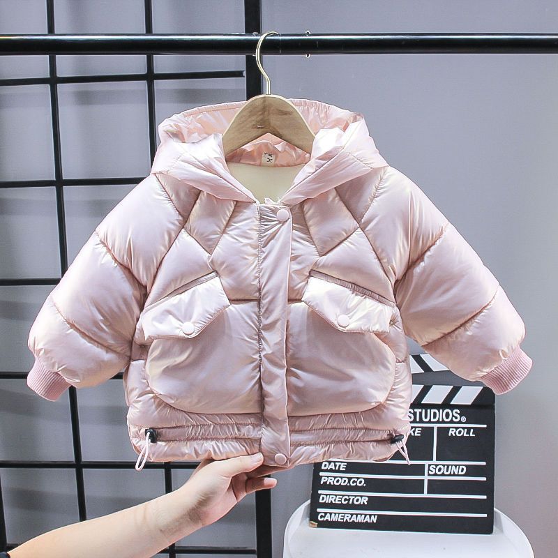 girl Down Jackets girl new pattern winter children Down jacket Western style Children thickening coat Winter clothes