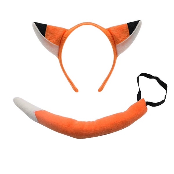 Black and orange ears set