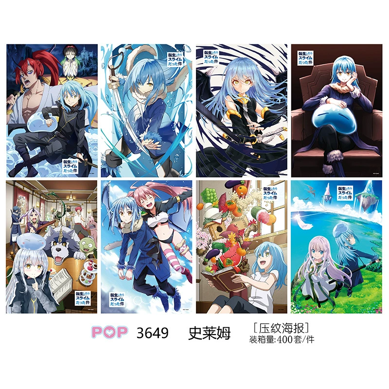 Anime One Piece Naruto Conan Curse Love and Deep Space Blue Lock Poster
