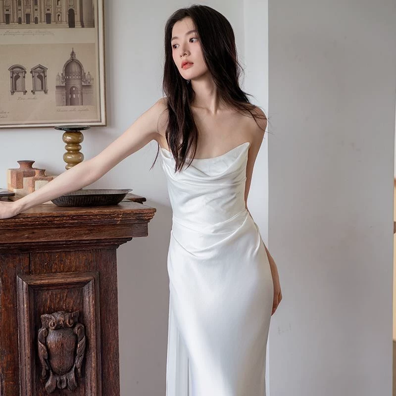 Французская легкая свадебная поездка, старшая невеста, белая юбка подарка