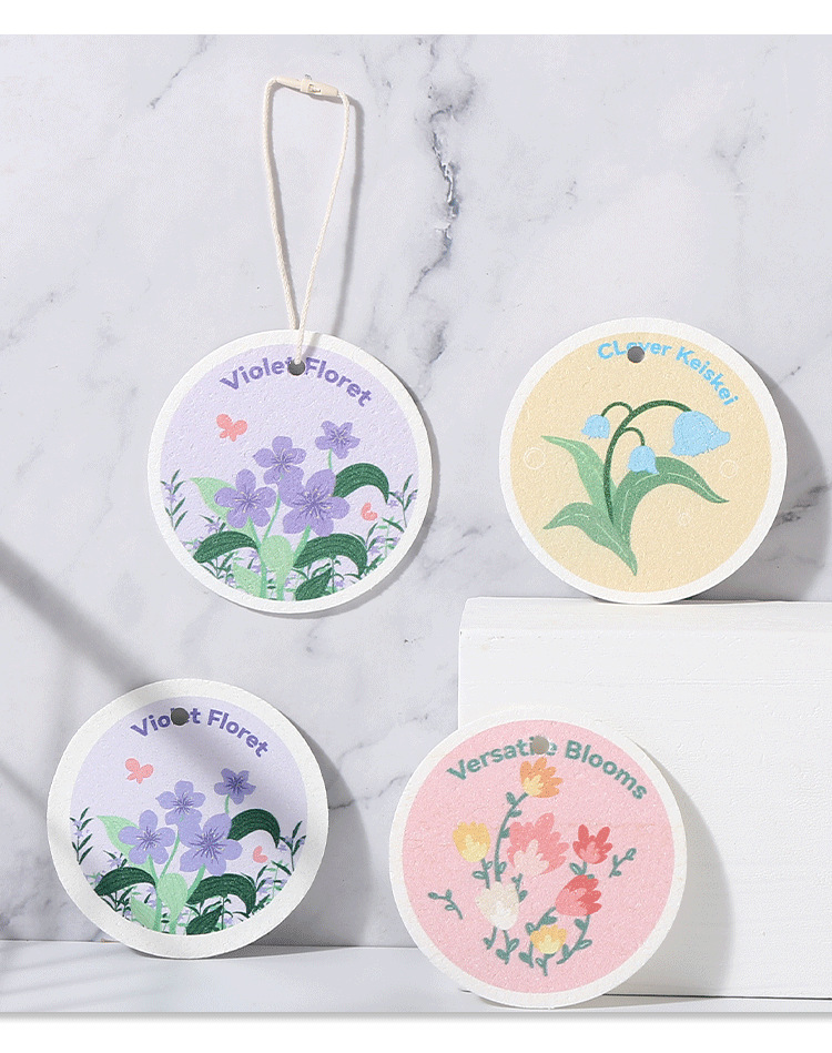 Pulpa de madera algodón plato paño cocina esponja creativa de dibujos animados absorbente eliminación de aceite redondo comprimido pulpa de madera cepillo plato cepillo