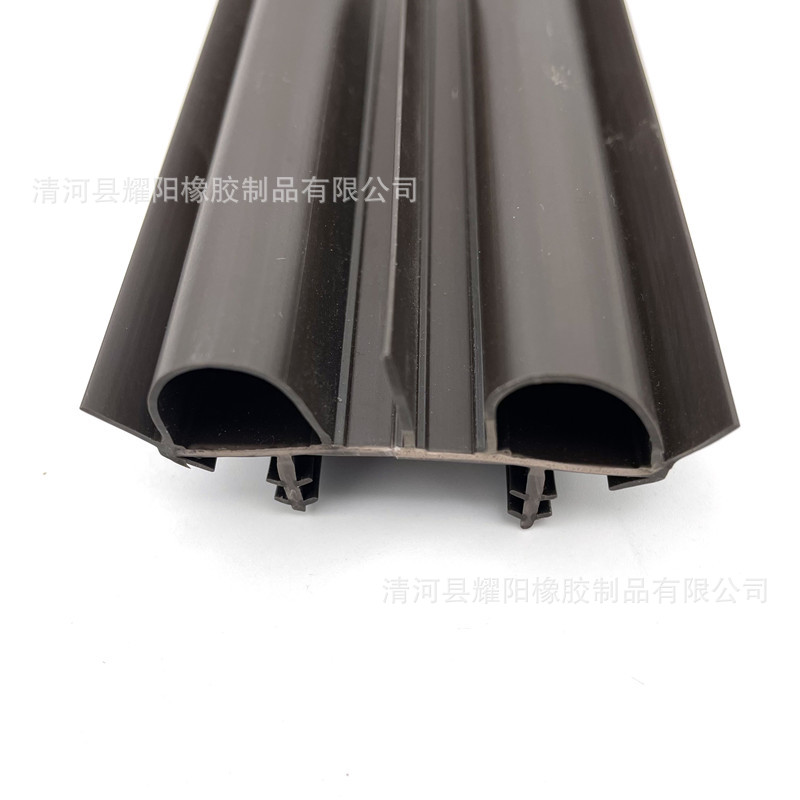 木门门底密封条 软硬复合密封胶条 防尘门底条