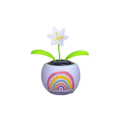 Car ornaments: New solar apple flower