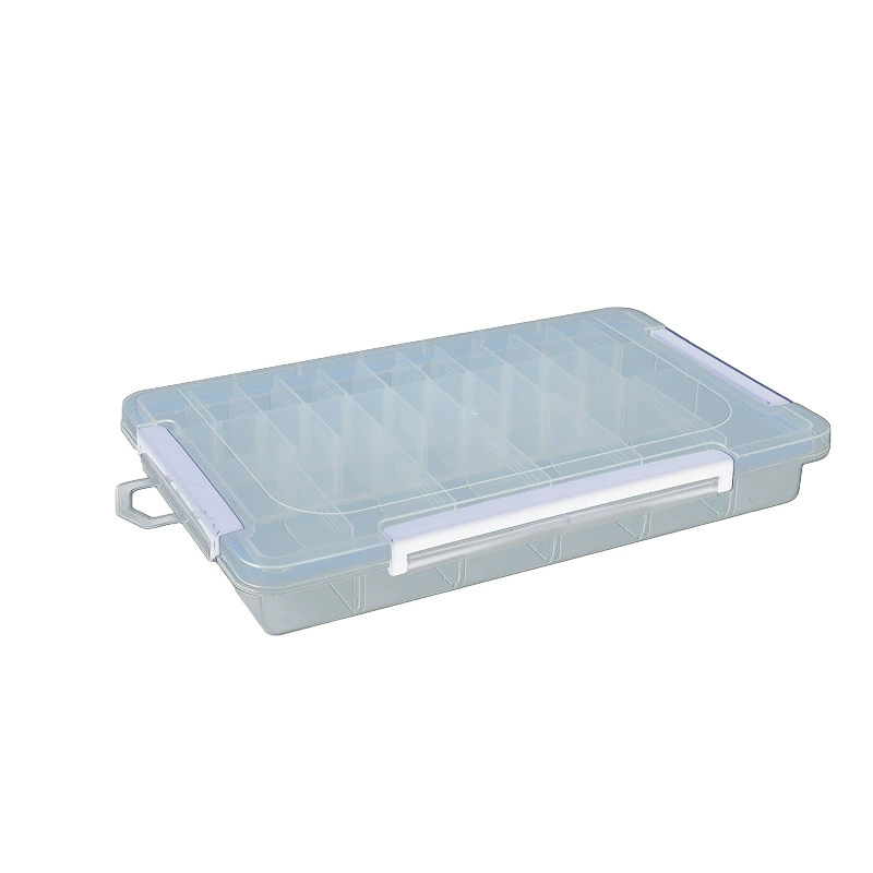 Special offer transparent 28 -square 3 deduction insurance multi -grid storage box Creative sealed desktop storage box utility part box