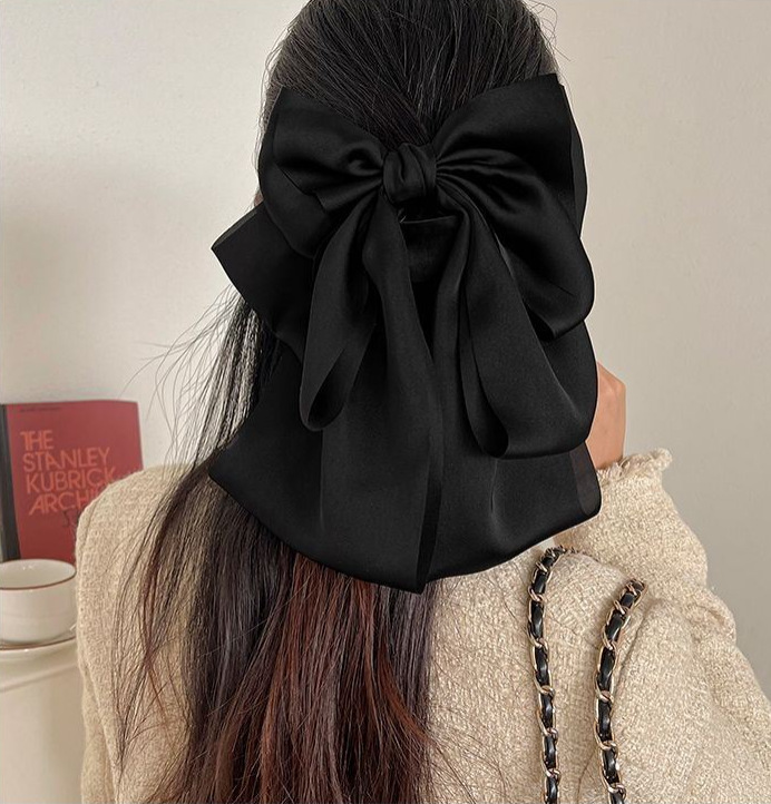 Hair Clip, Hair Claws Hair Accessories Type Women's Sweet Bow Knot Cloth Hair Clip Hair Claws