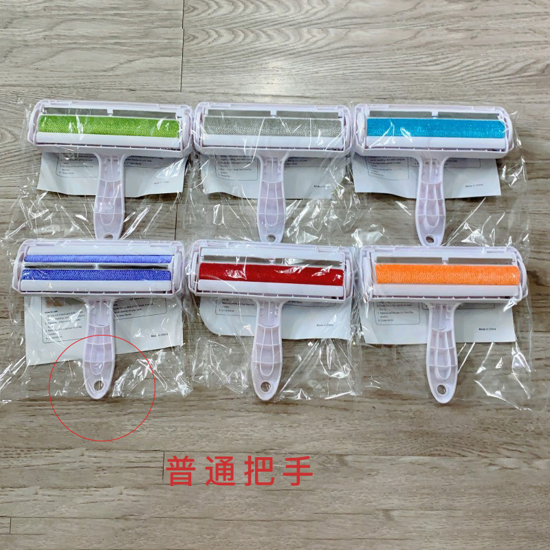 Dispositivo de pelo pegajoso para mascotas, potente cepillo de pelo para gatos, artefacto de limpieza de pelo de perro y gato, rodillo para el hogar, sofá, alfombra, pelo flotante