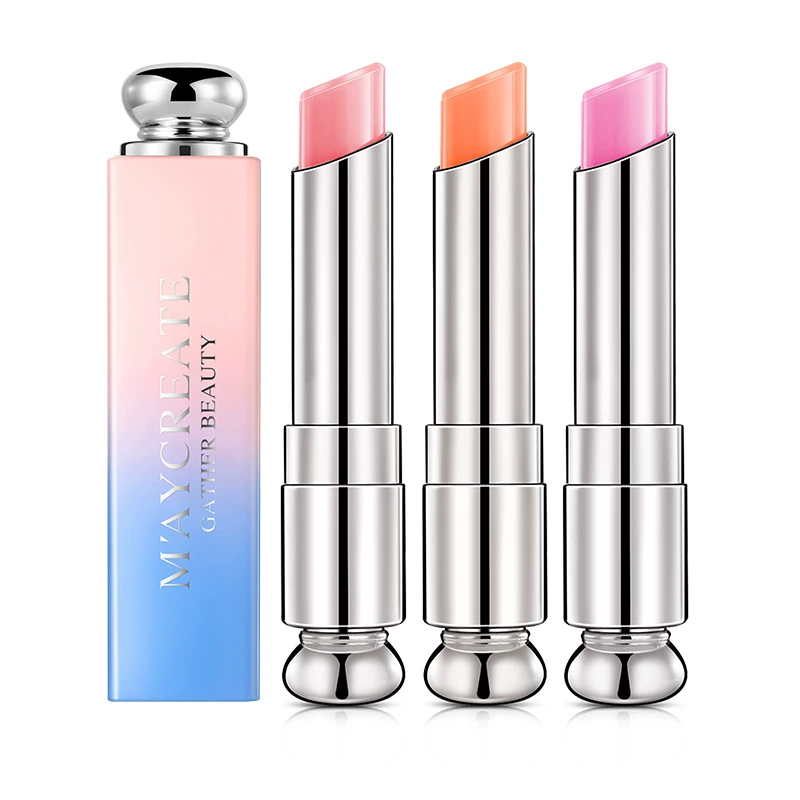 Color-changing Lip Balm, Full English Packaging, Moisturizing, Temp-Sensitive (115/120/125)