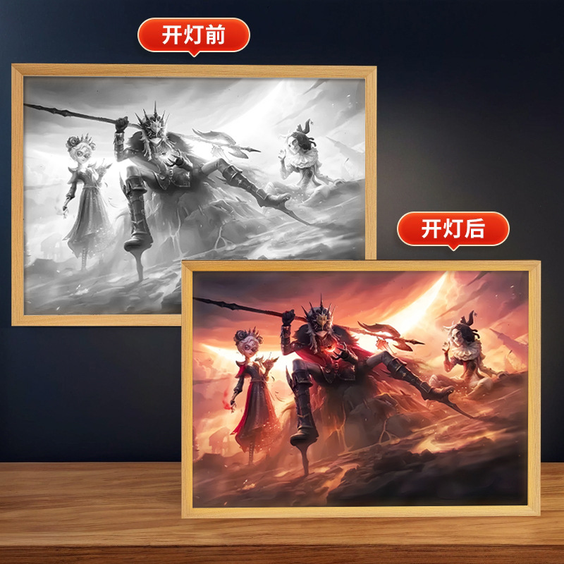第五人格周辺照明絵画庭師漁師装飾クリエイティブ装飾品誕生日ギフトフォトフレーム雰囲気ナイトライト