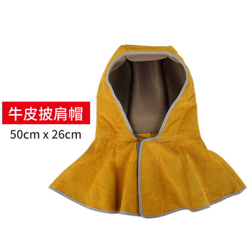 Leather welding flame-resistant welding jacket with flame-retardant, wear-resistant, heat-insulating, and flame-retardant protective clothing for electric welding