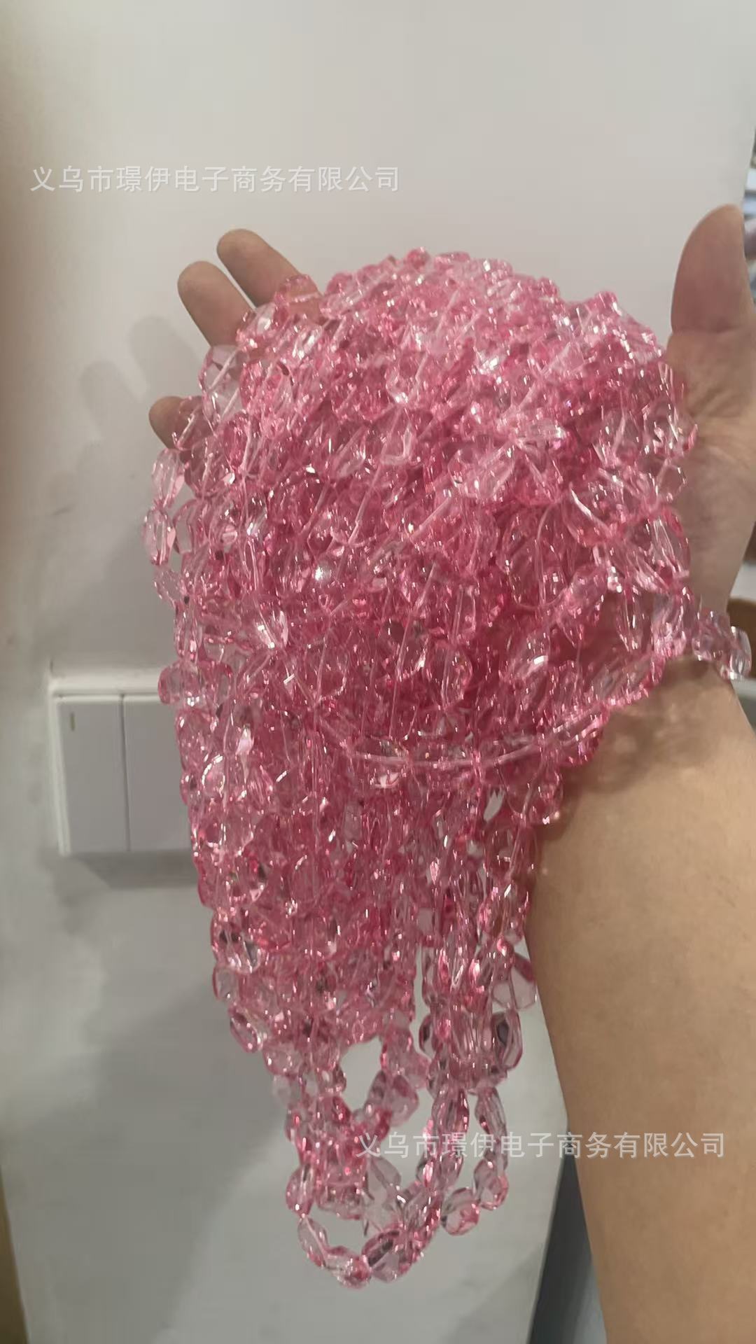 Jelly 12X16mm imitación polvo natural amatista cristal irregular cuentas sueltas bricolaje hecho a mano collar de cuentas material