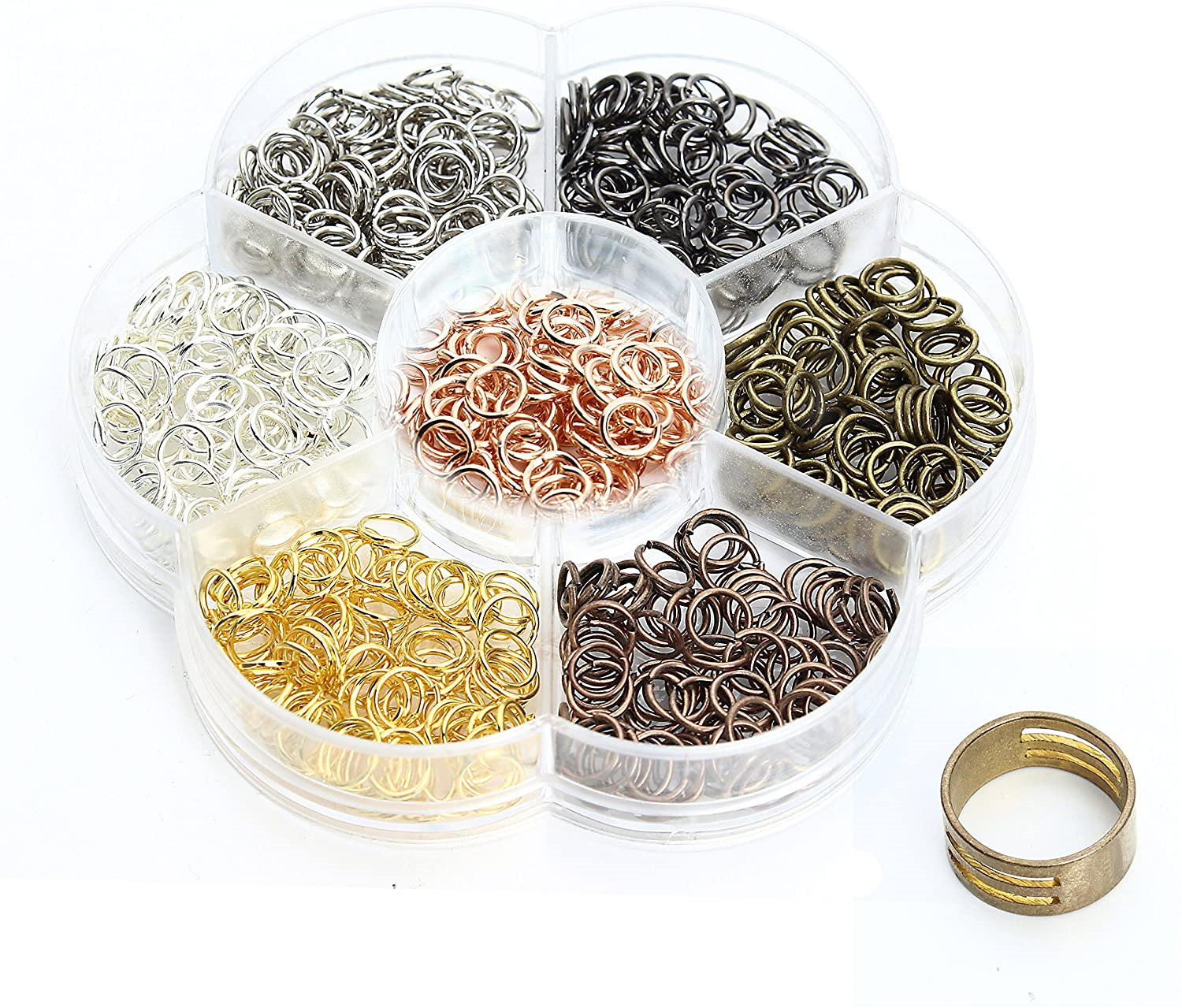 4-10mm 6-color single ring connection ri...