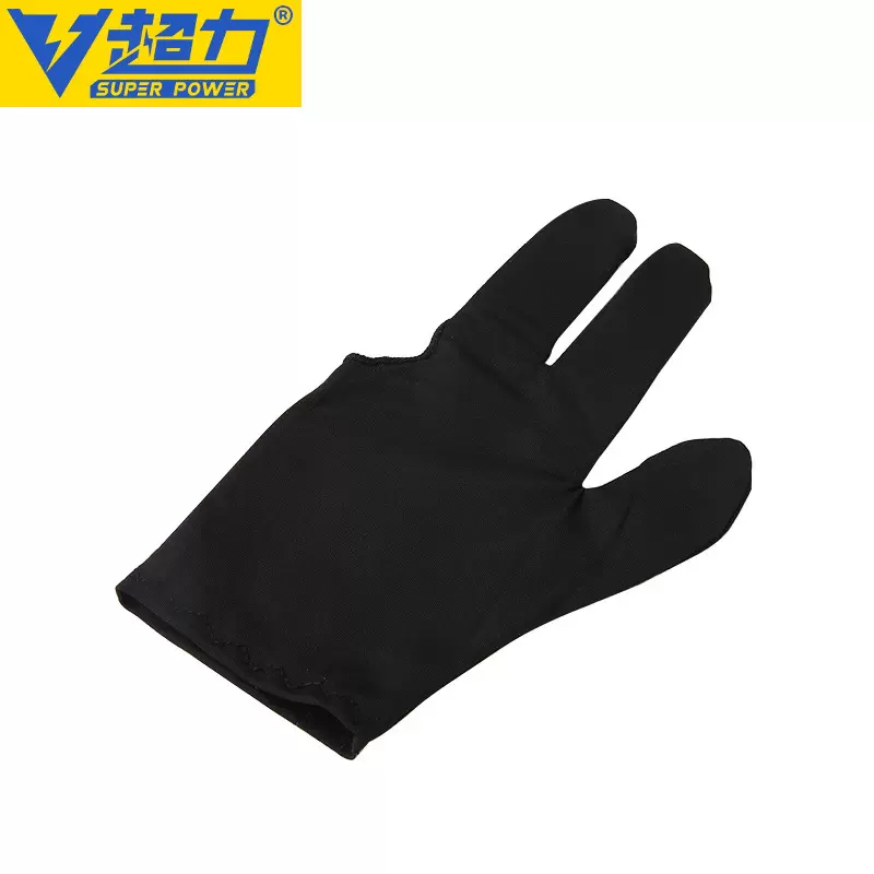 超力台球杆手套桌球男士露指斯诺克三指用品配件乒乓球球房俱乐部