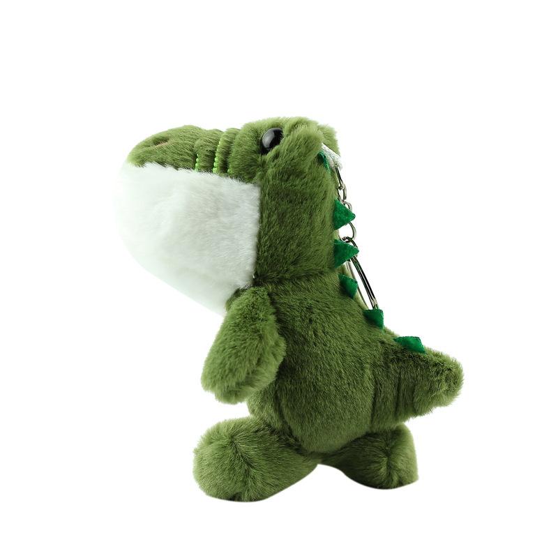 Red de celebridades lindo cocodrilo peluche colgante pequeño dinosaurio bolso llavero muñeca colgante cocodrilo muñeca muñeca