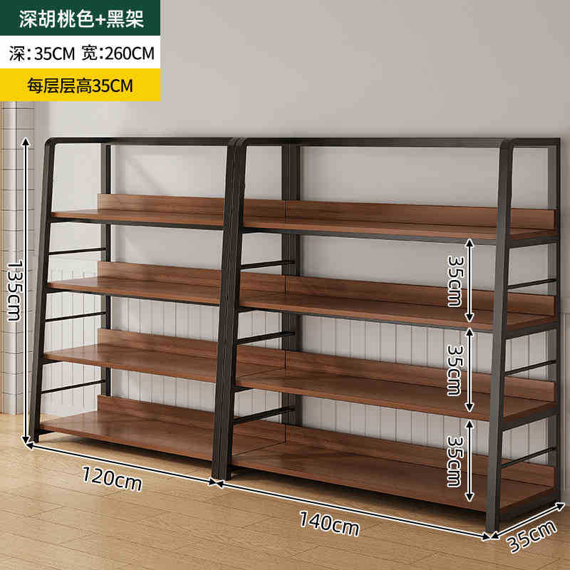 Estante simple estante de almacenamiento de múltiples capas estante de exhibición sala de estar estantería hogar dormitorio piso gabinete de almacenamiento sub-estante