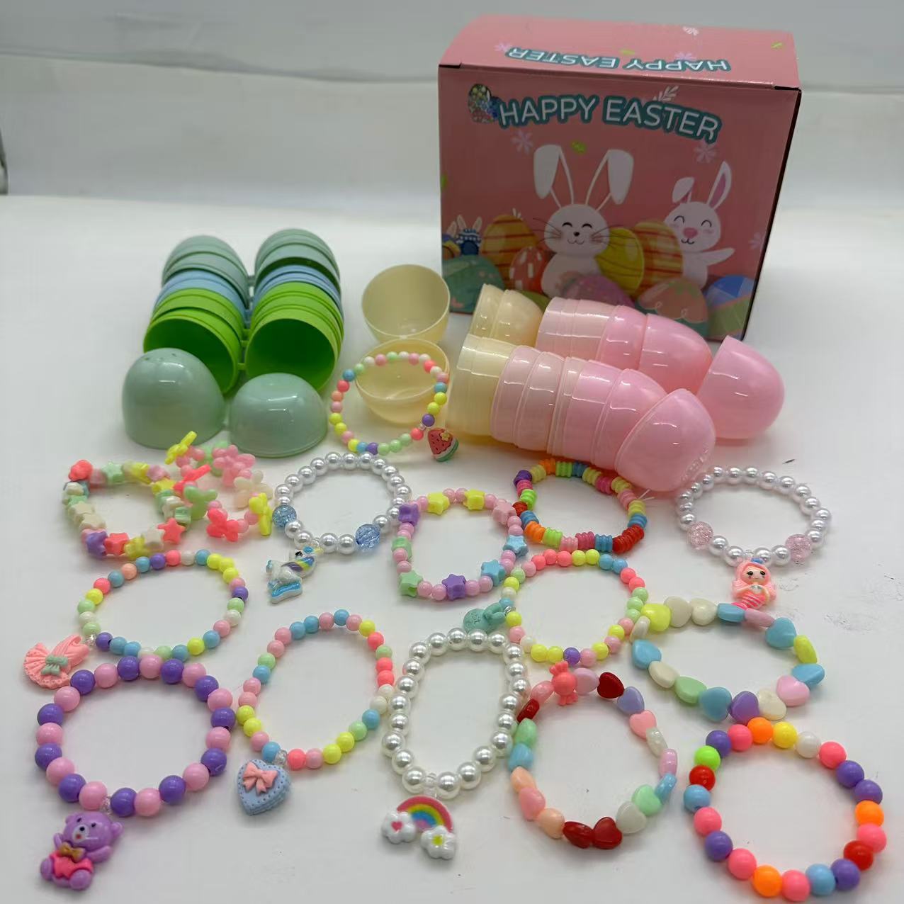 Huevo de Pascua de descompresión traje de dinosaurio caja ciega niños fiesta juguete DIY simulación huevo juguete de Pascua