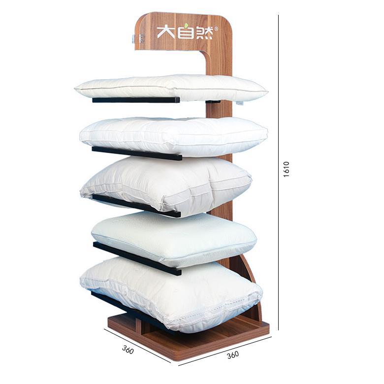 枕头零售货架木制商超陈列货架产品展示货架全新置物架单面商超货