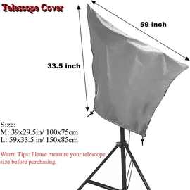 望远镜套户外防雨防嗮望远镜带可调节抽绳斗篷套Telescope cover