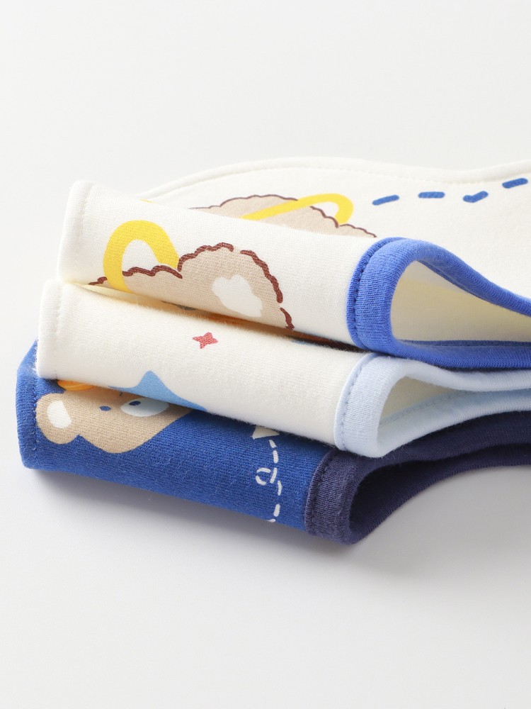 Babo para bebé de algodón impermeable, antiderrames – giratorio 360°, para comer, primavera-verano.