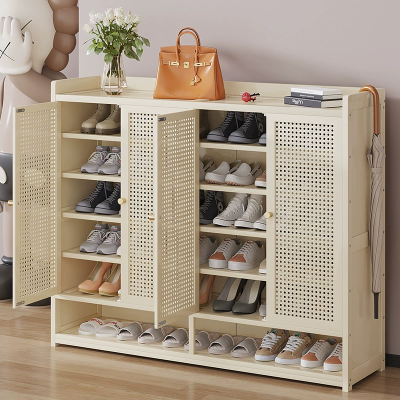 Простая подставка для обуви в прихожую, многоярусный пыленепроницаемый шкаф для обуви, вместительный шкаф для хранения в арендованных квартирах.