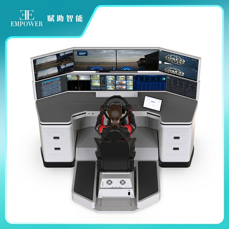 Remote Cockpit Remote Control Parallel Driving Multi-Screen Interactive Unmanned Vehicle Remote Control Simulator Equipment