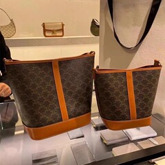 クロスボーダー女性カバン凱旋門バケツバッグ本革老花カバンレディースシングルショルダーバッグカジュアル通勤大容量カバン