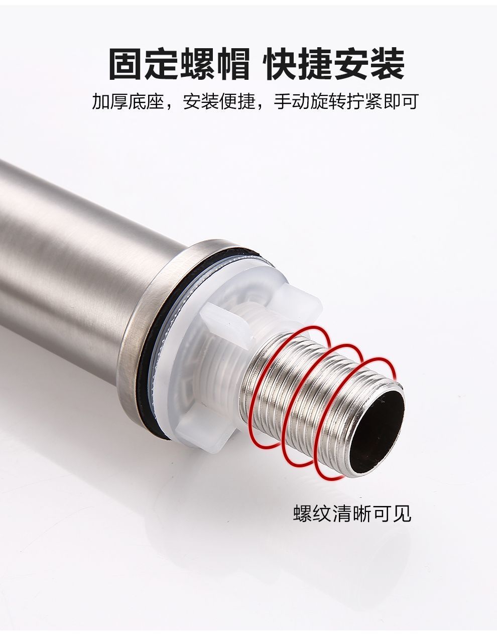 Practical household stainless steel hot and cold water faucets, washbasin, washbasin, single cooling, fashionable and modern design undefined