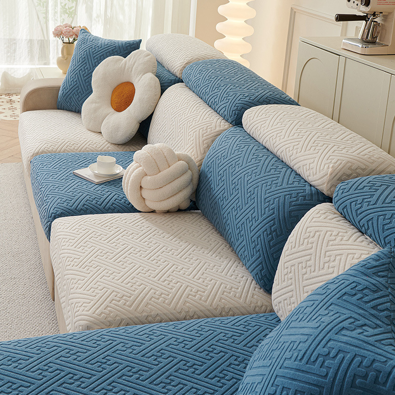 Elastic Sofa Cover All-Inclusive Universal Cover Simple Four-Season Universal Cushion Dustproof Cover Cloth Towel All-Inclusive Cover