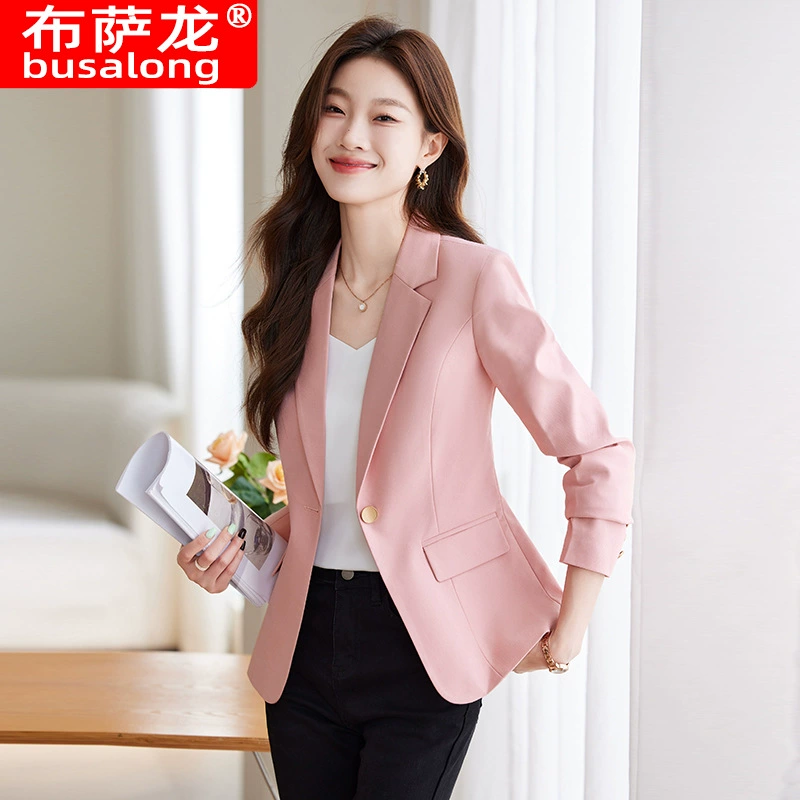 2024 новый бузалонг busalong женский с длинными рукавами профессиональный маленький костюм официальное женское пальто комбинезон 8226