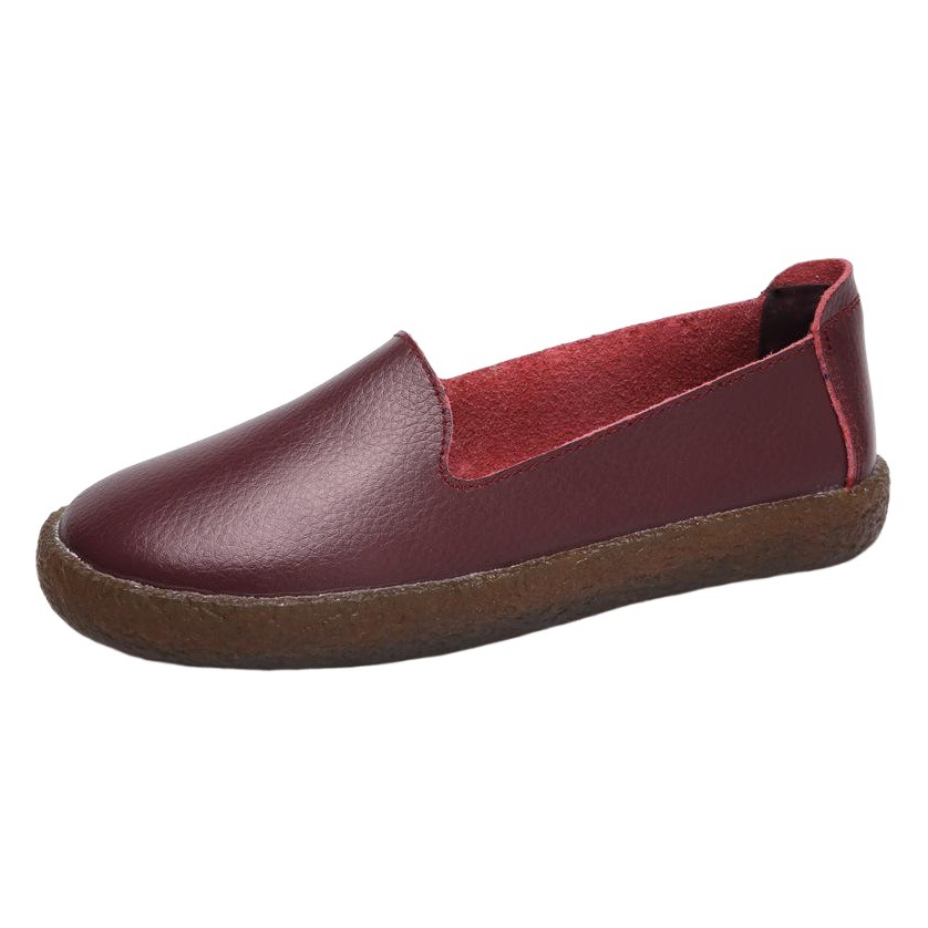 Fabricantes de fuentes transfronterizas 2020 Otoño nuevos zapatos de mujer de una sola capa zapatos casuales zapatos de Madre de fondo suave para mujer